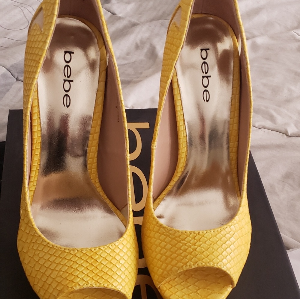 BeBe peep toes shoes